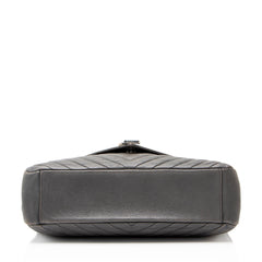 Saint Laurent Matelasse Calfskin Monogram College Large Shoulder Bag