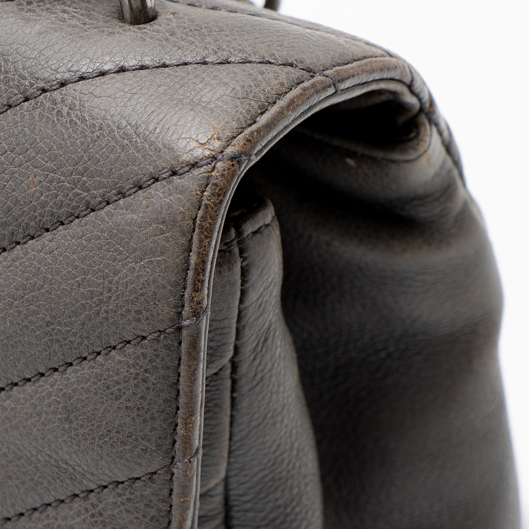 Saint Laurent Matelasse Calfskin Monogram College Large Shoulder Bag