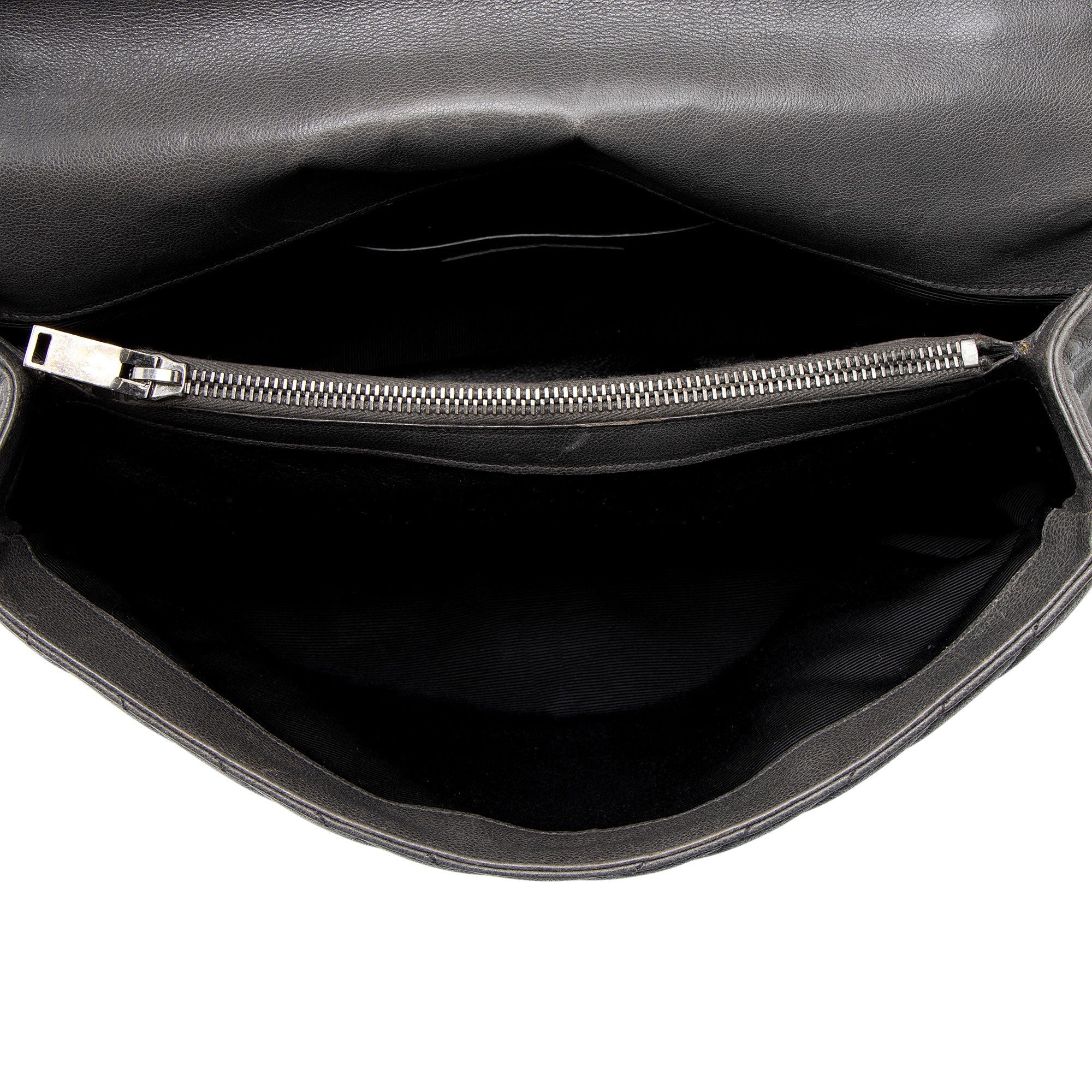 Saint Laurent Matelasse Calfskin Monogram College Large Shoulder Bag