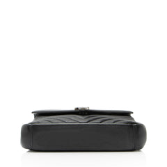 Saint Laurent Matelasse Calfskin Monogram College Medium Shoulder Bag