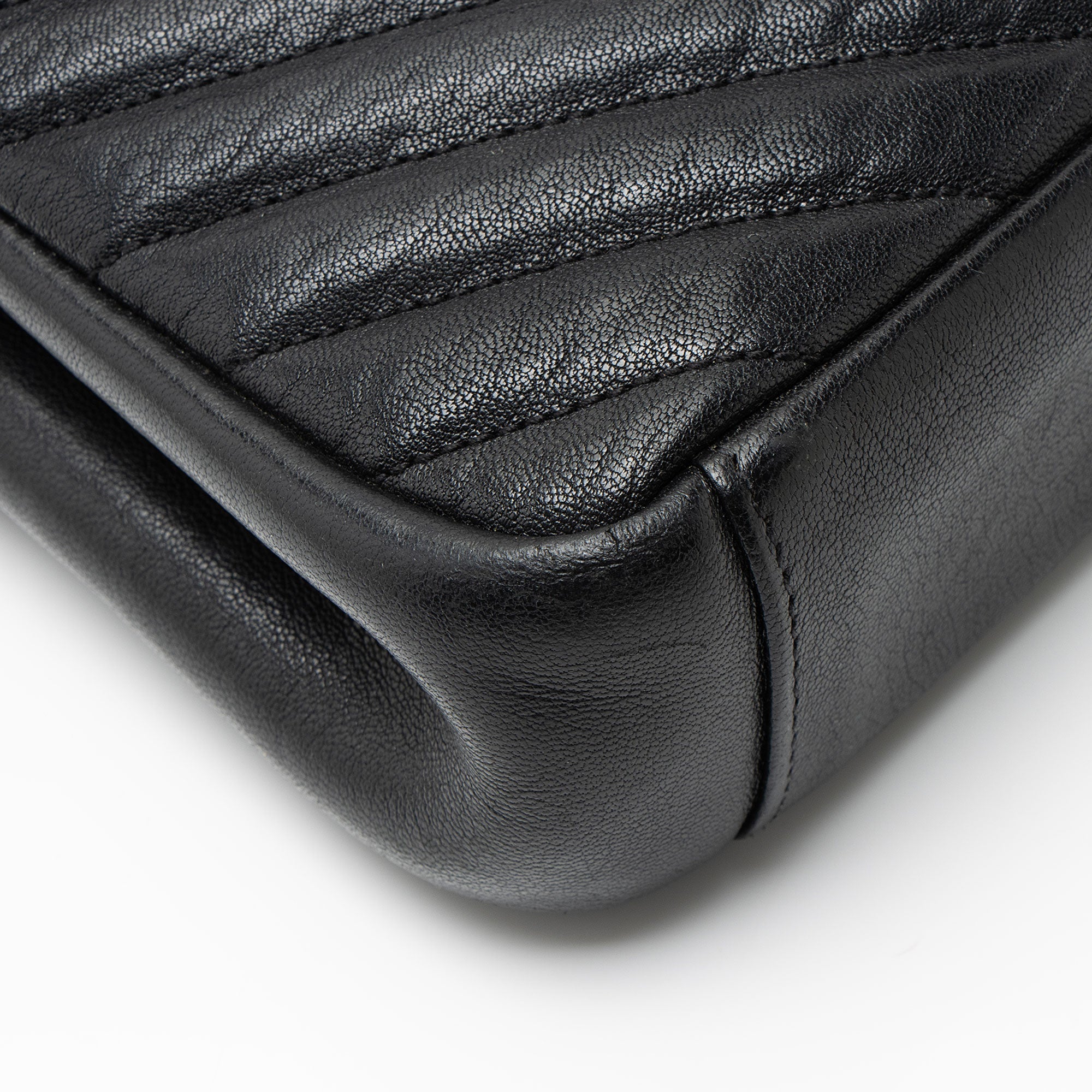 Saint Laurent Matelasse Calfskin Monogram College Medium Shoulder Bag