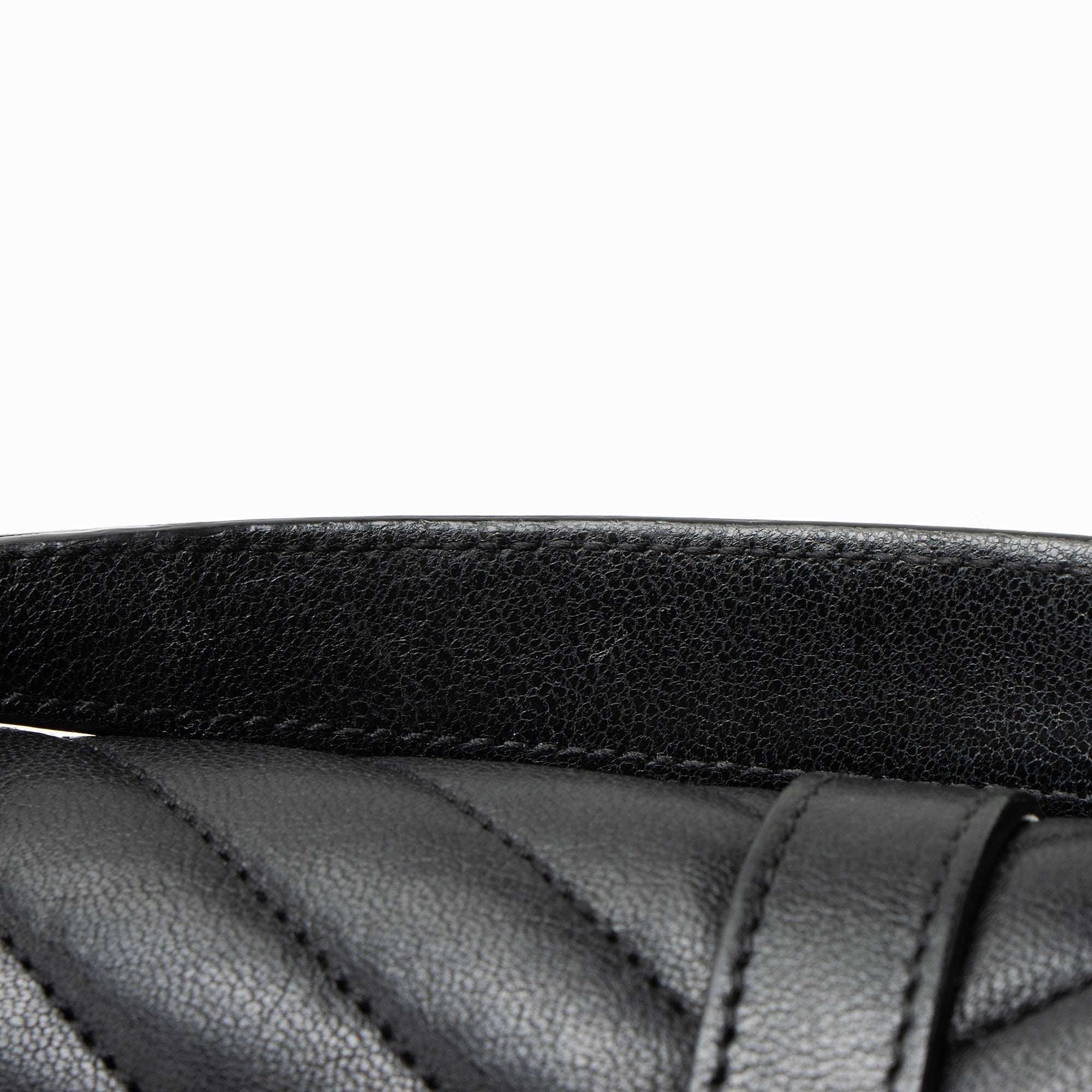 Saint Laurent Matelasse Calfskin Monogram College Medium Shoulder Bag