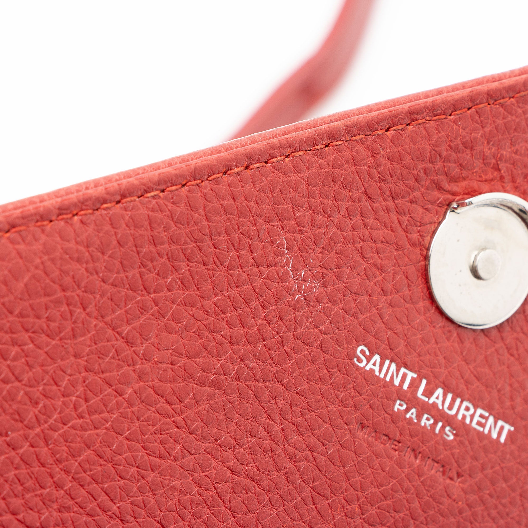 Saint Laurent Matelasse Calfskin Monogram College Mini Shoulder Bag