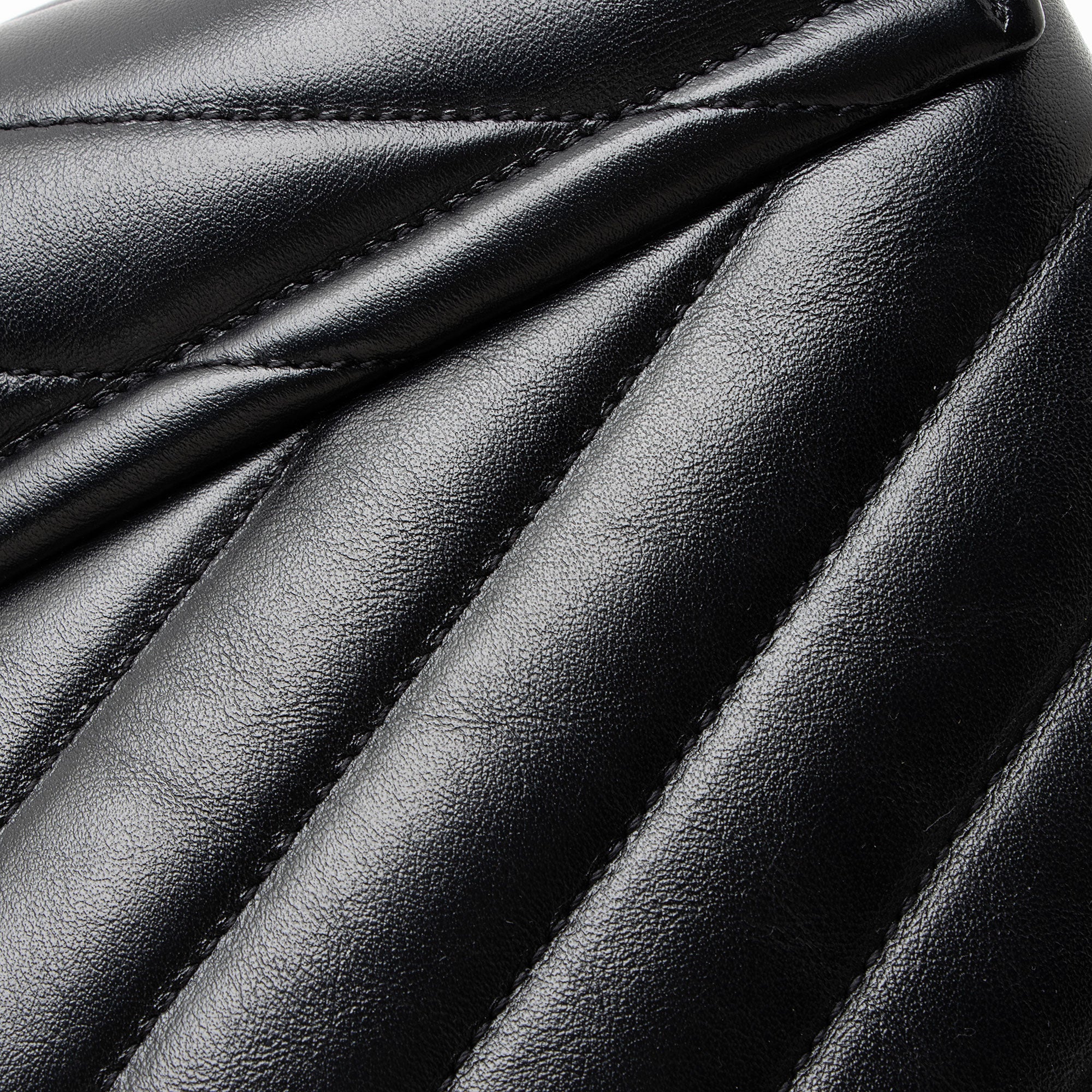 Saint Laurent Matelasse Calfskin Monogram LouLou Chain Medium Shoulder Bag