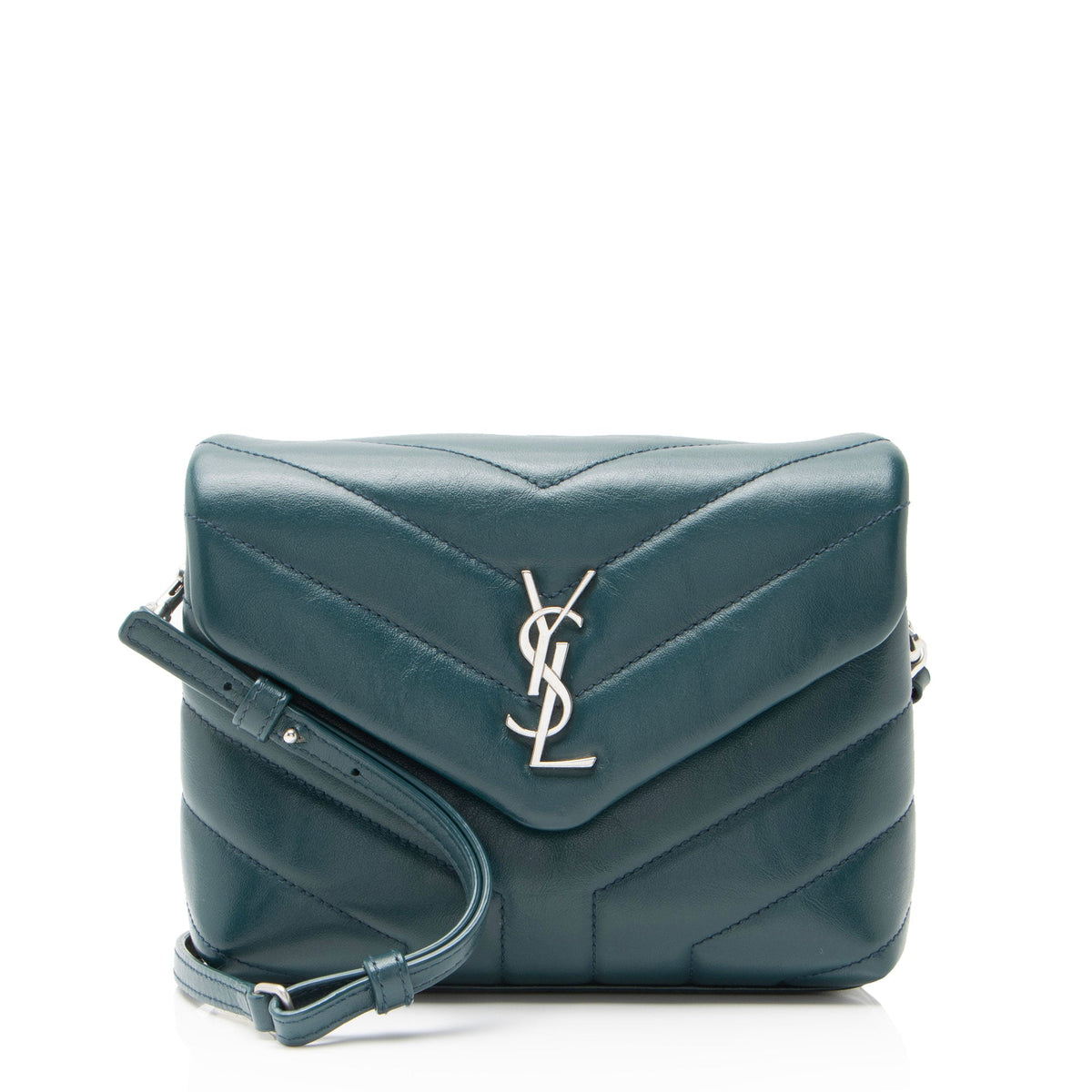 Saint Laurent Matelasse Calfskin Monogram LouLou Toy Crossbody