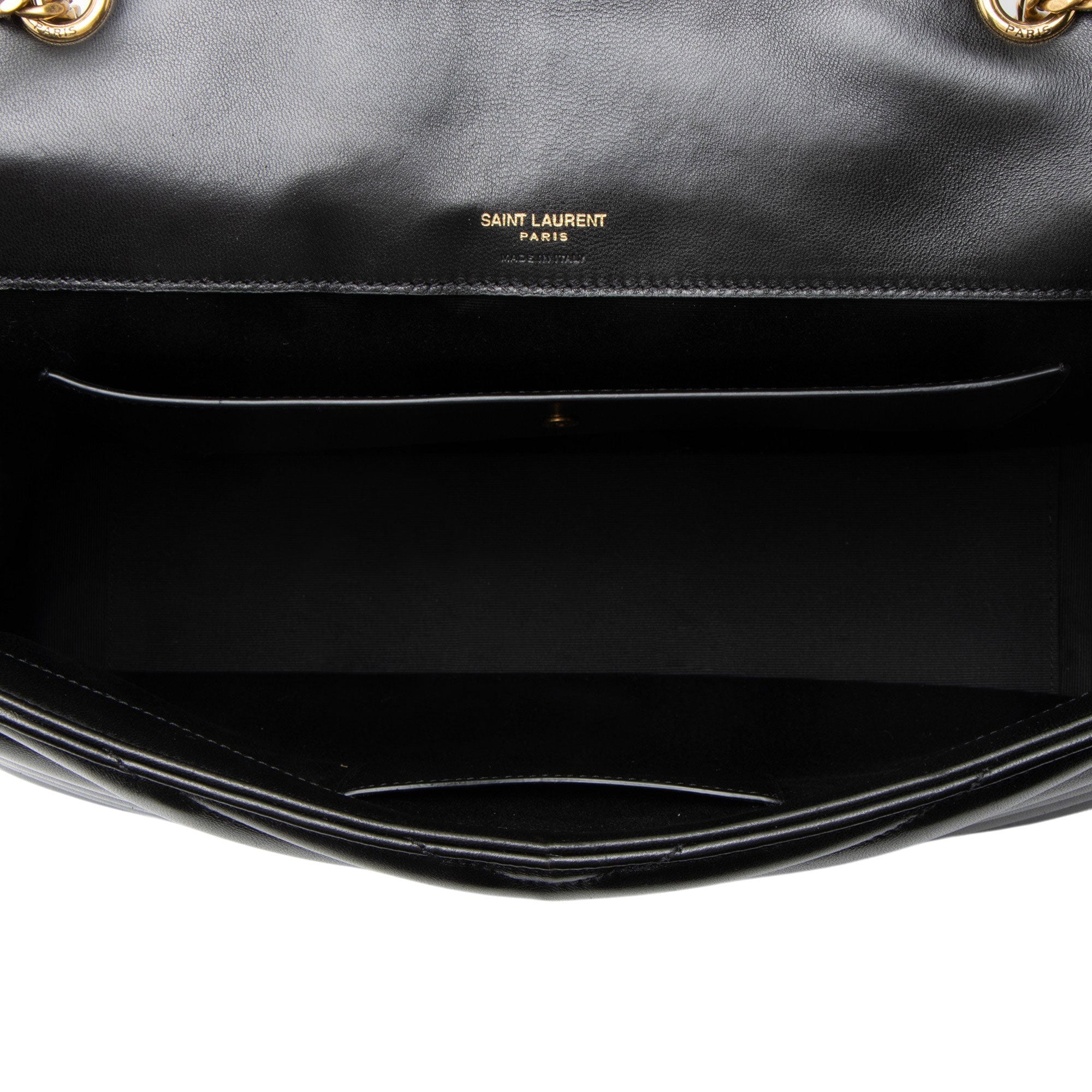 Saint Laurent Matelasse Lambskin Monogram LouLou Large NM Shoulder Bag