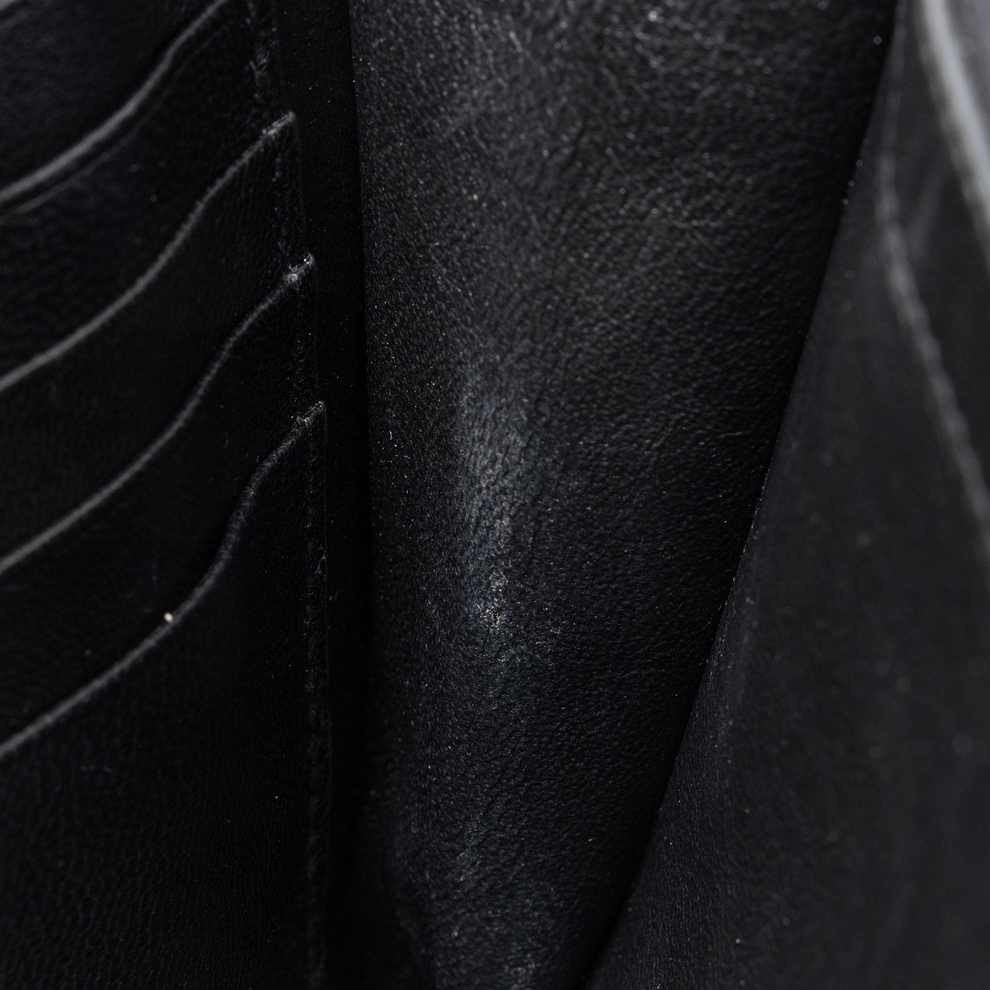 Saint Laurent Matelasse Lambskin Monogram Sulpice Chain Wallet