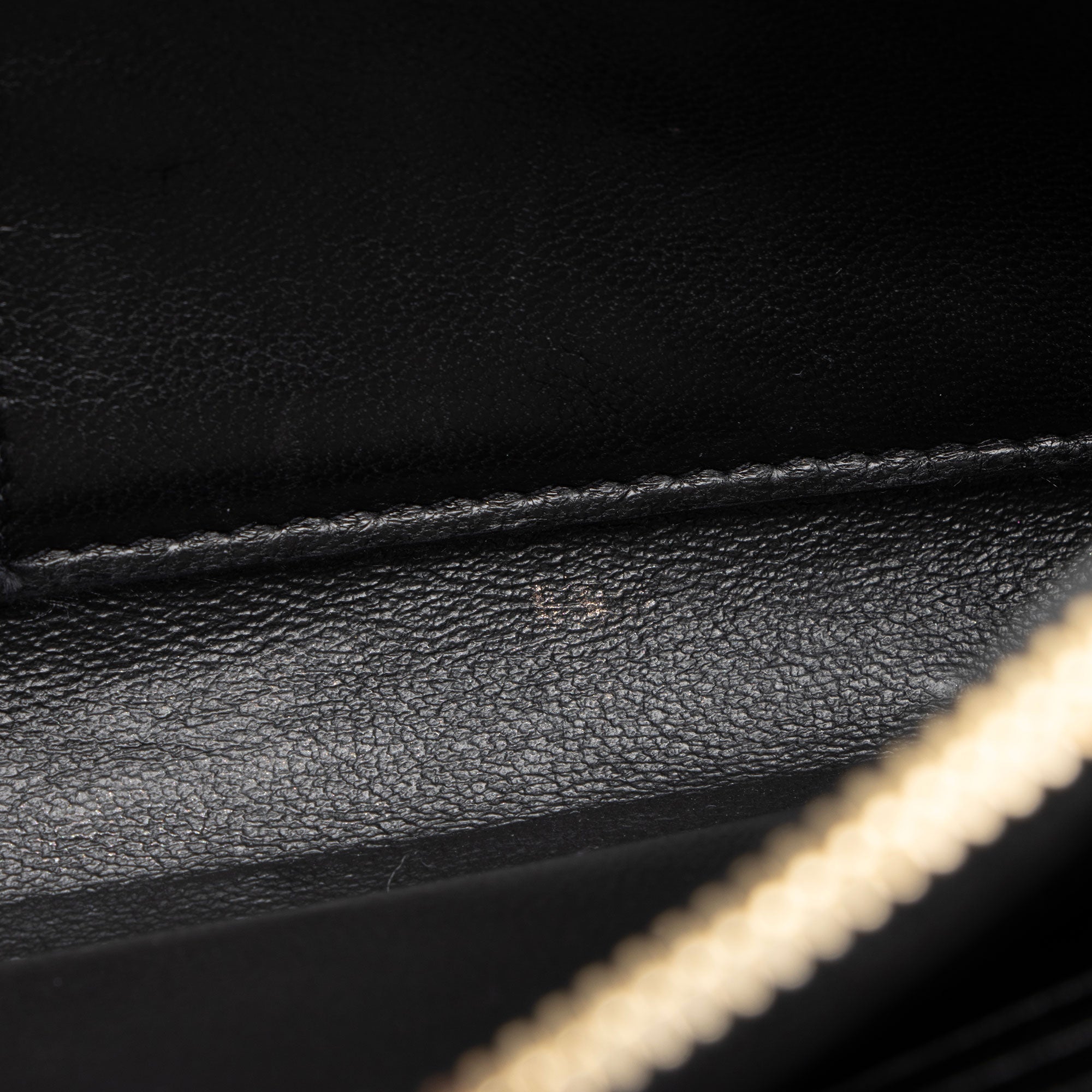 Saint Laurent Matelasse Lambskin Monogram Sulpice Chain Wallet
