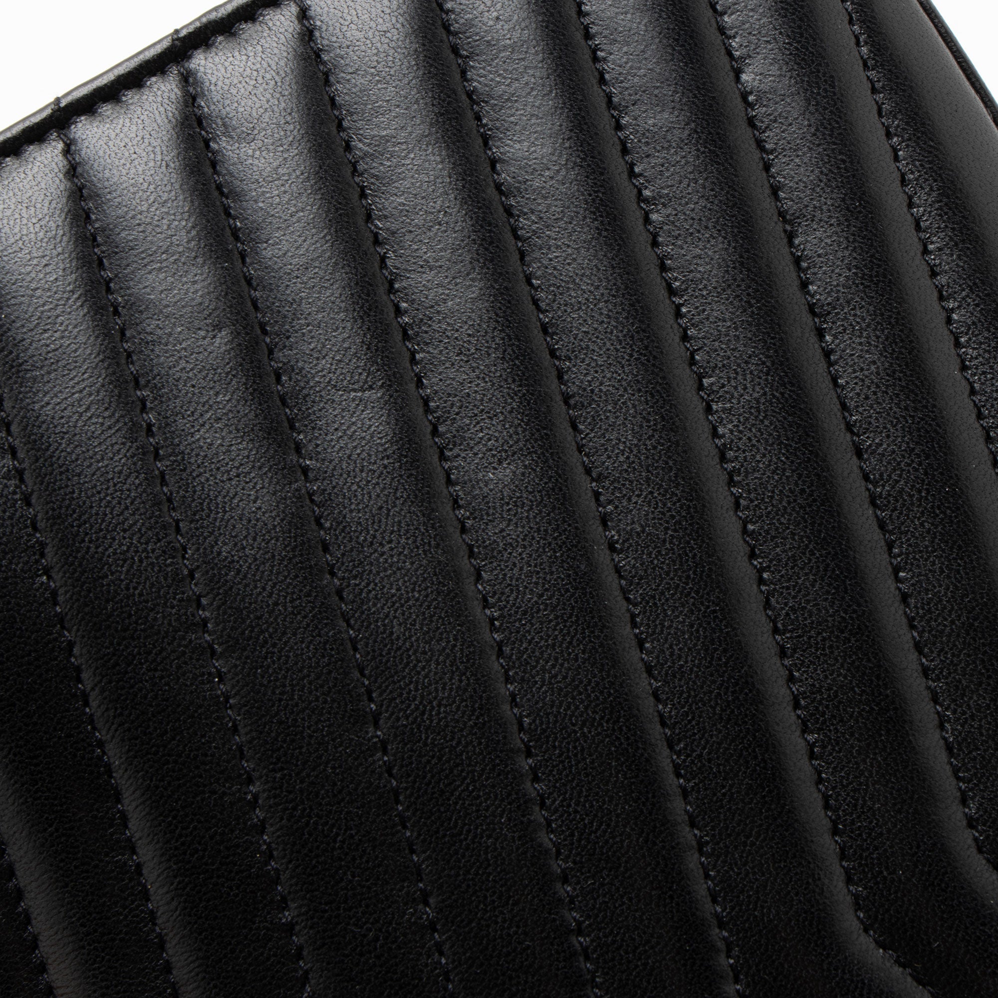 Saint Laurent Matelasse Lambskin Monogram Sulpice Chain Wallet