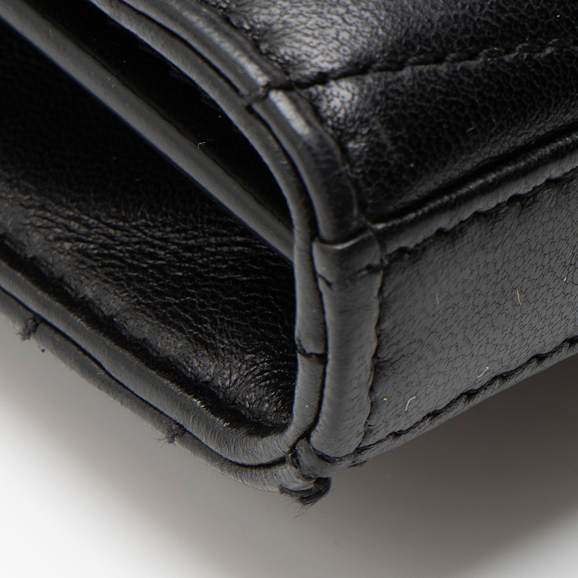 Saint Laurent Matelasse Lambskin Monogram Sulpice Chain Wallet