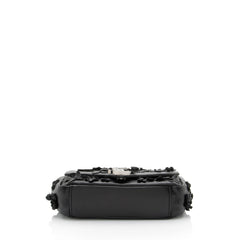 Saint Laurent Matelasse Leather Floral Applique Monogram Classic Baby Chain Bag