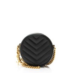 Saint Laurent Matelasse Leather Monogram Bubble Small Crossbody