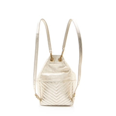 Saint Laurent Metallic Matelasse Lambskin Monogram Joe Backpack