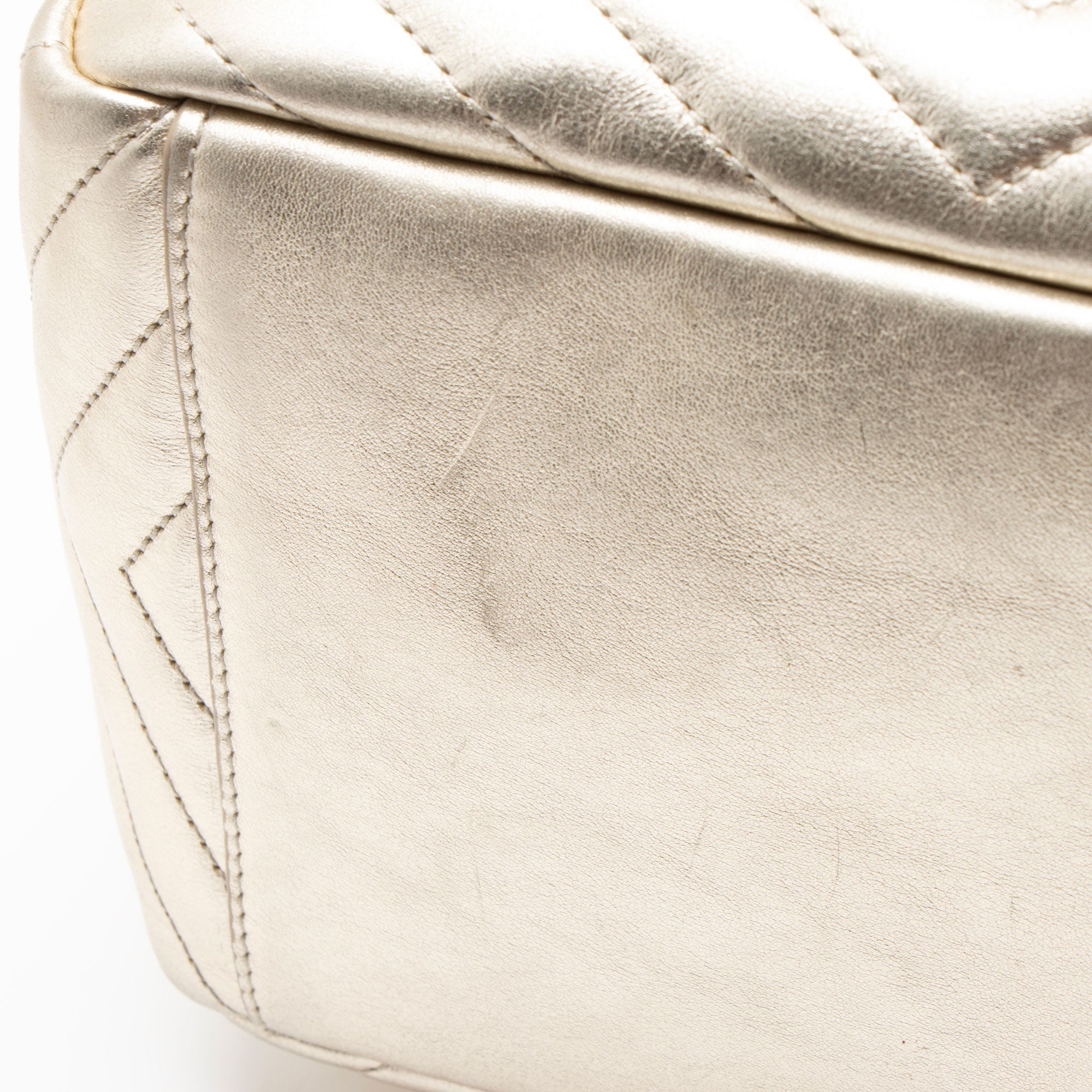 Saint Laurent Metallic Matelasse Lambskin Monogram Joe Backpack