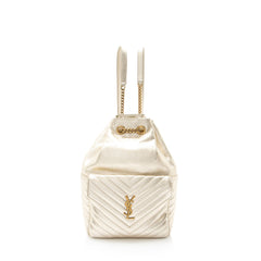 Saint Laurent Metallic Matelasse Lambskin Monogram Joe Backpack