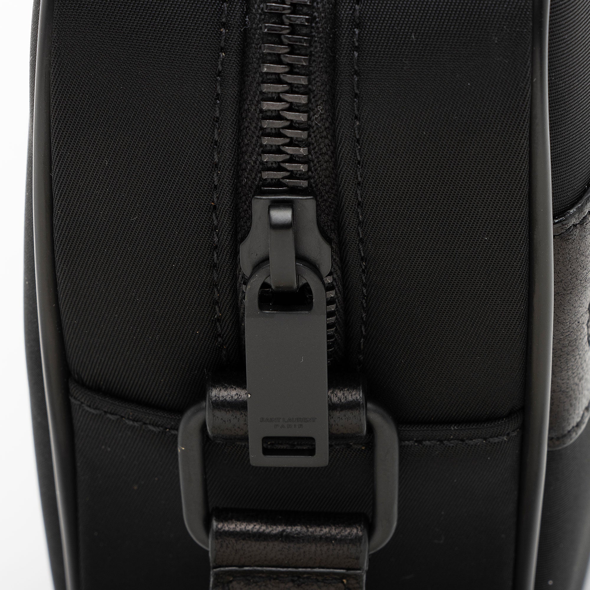 Saint Laurent Nylon Leather Camp Camera Bag