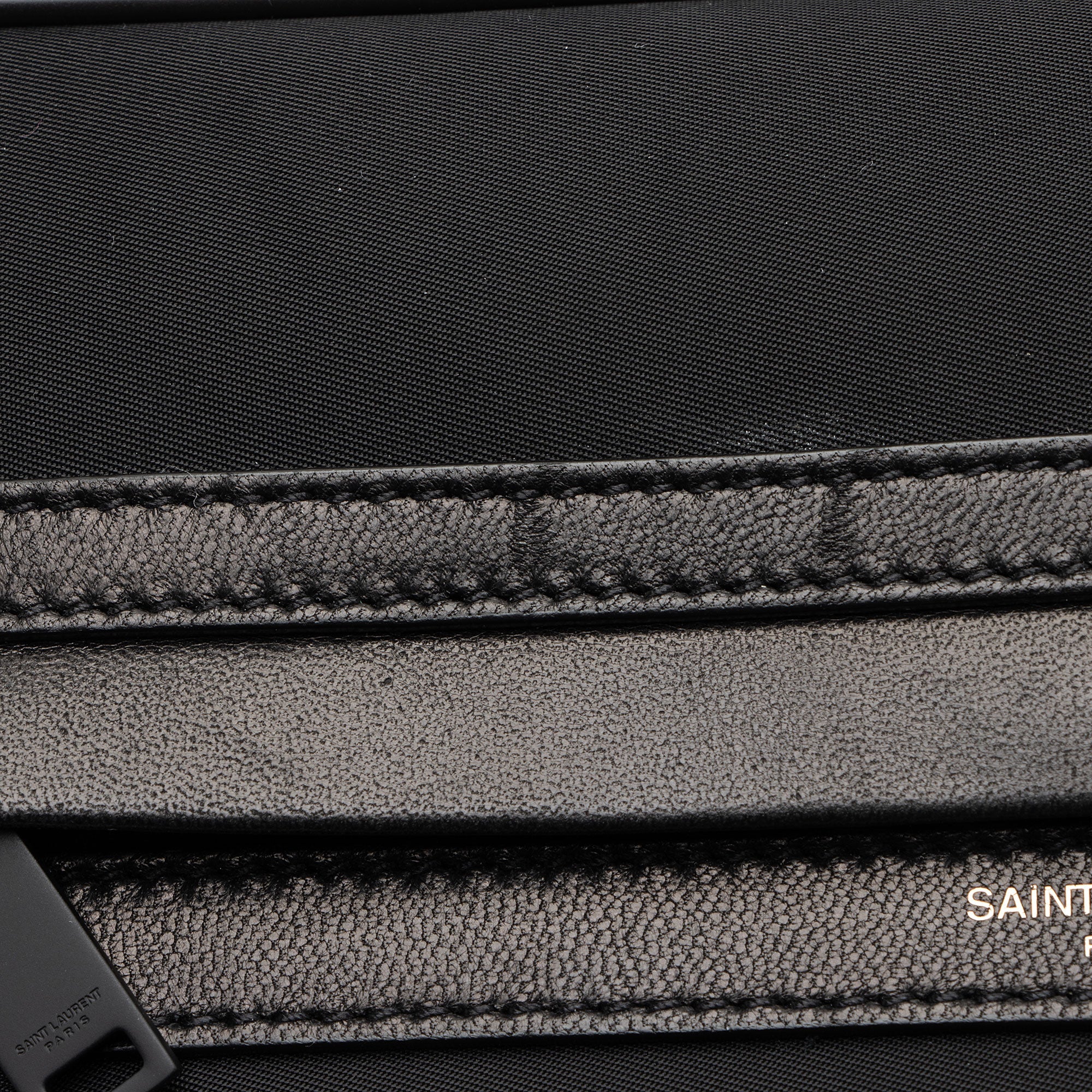 Saint Laurent Nylon Leather Camp Camera Bag