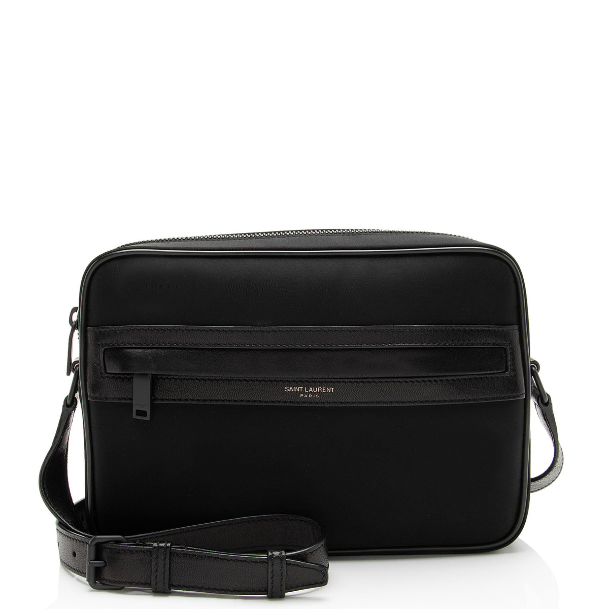 Saint Laurent Nylon Leather Camp Camera Bag