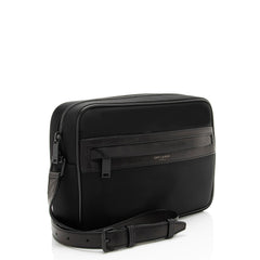 Saint Laurent Nylon Leather Camp Camera Bag