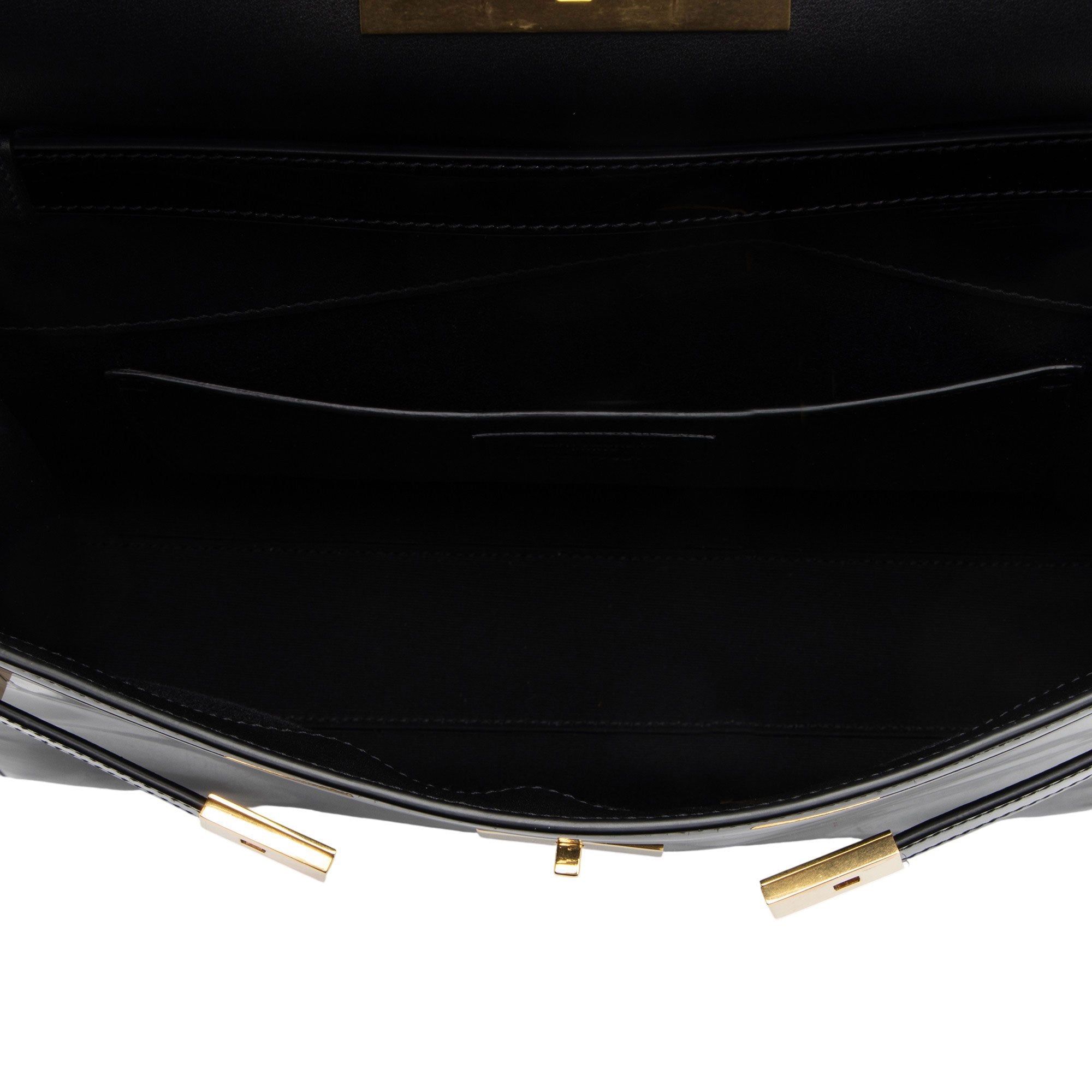 Saint Laurent Patent Leather Manhattan Medium Shoulder Bag