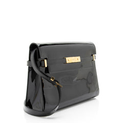 Saint Laurent Patent Leather Manhattan Medium Shoulder Bag