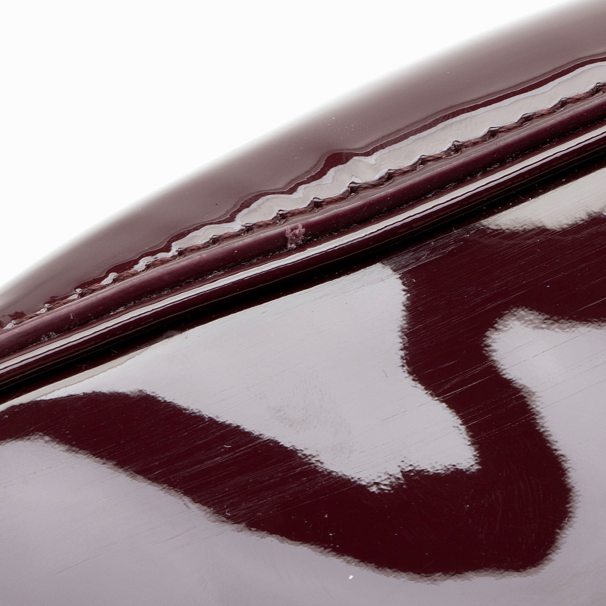 Saint Laurent Patent Leather Monogram Le 5 A 7 Hobo