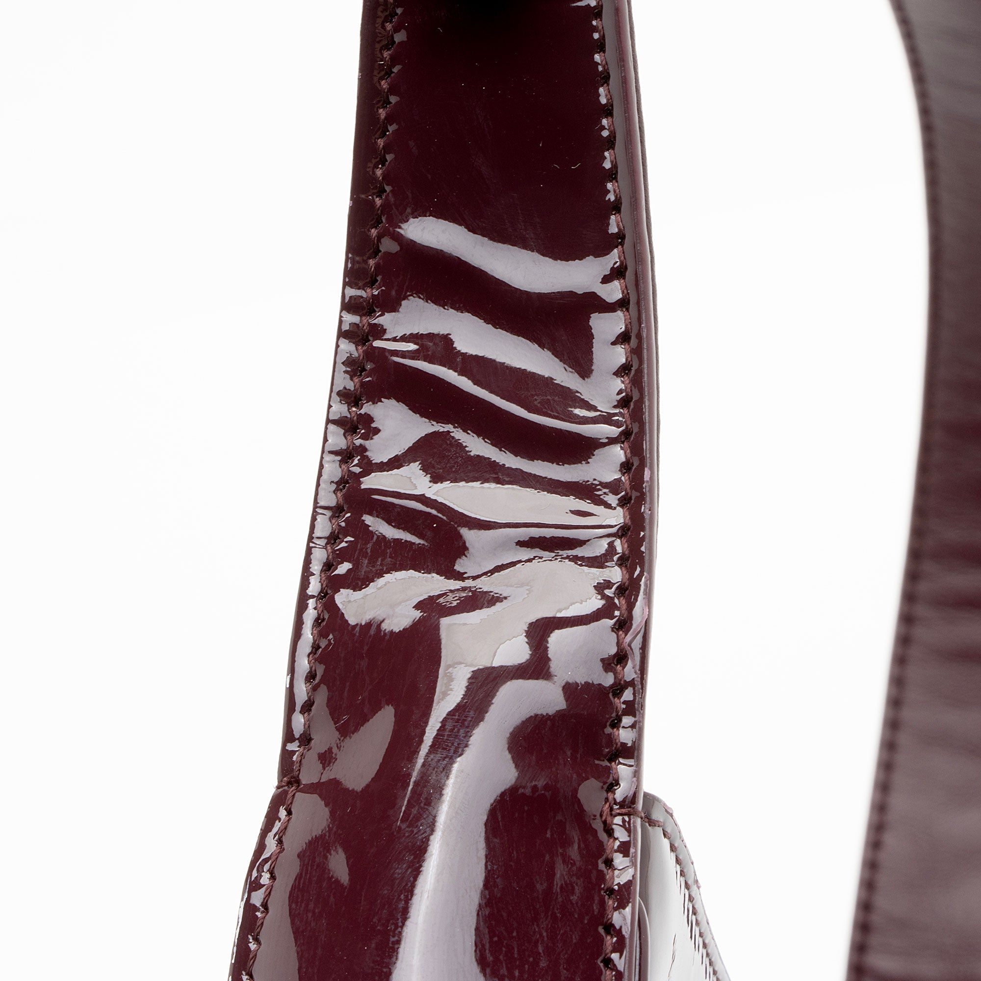 Saint Laurent Patent Leather Monogram Le 5 A 7 Hobo