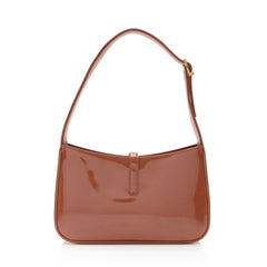 Saint Laurent Patent Leather Monogram Le 5 A 7 Hobo
