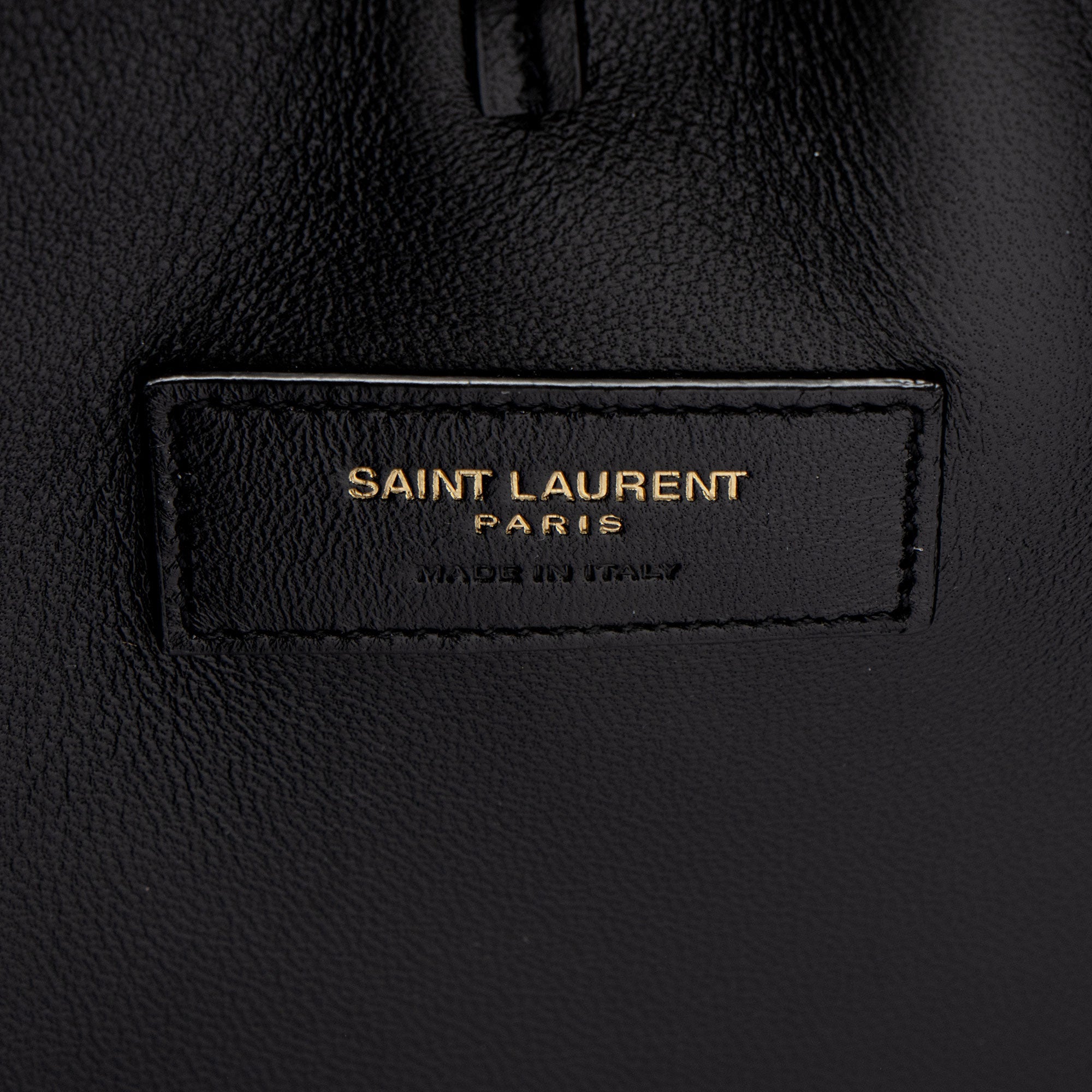 Saint Laurent Patent Leather Rendez-Vous Hobo