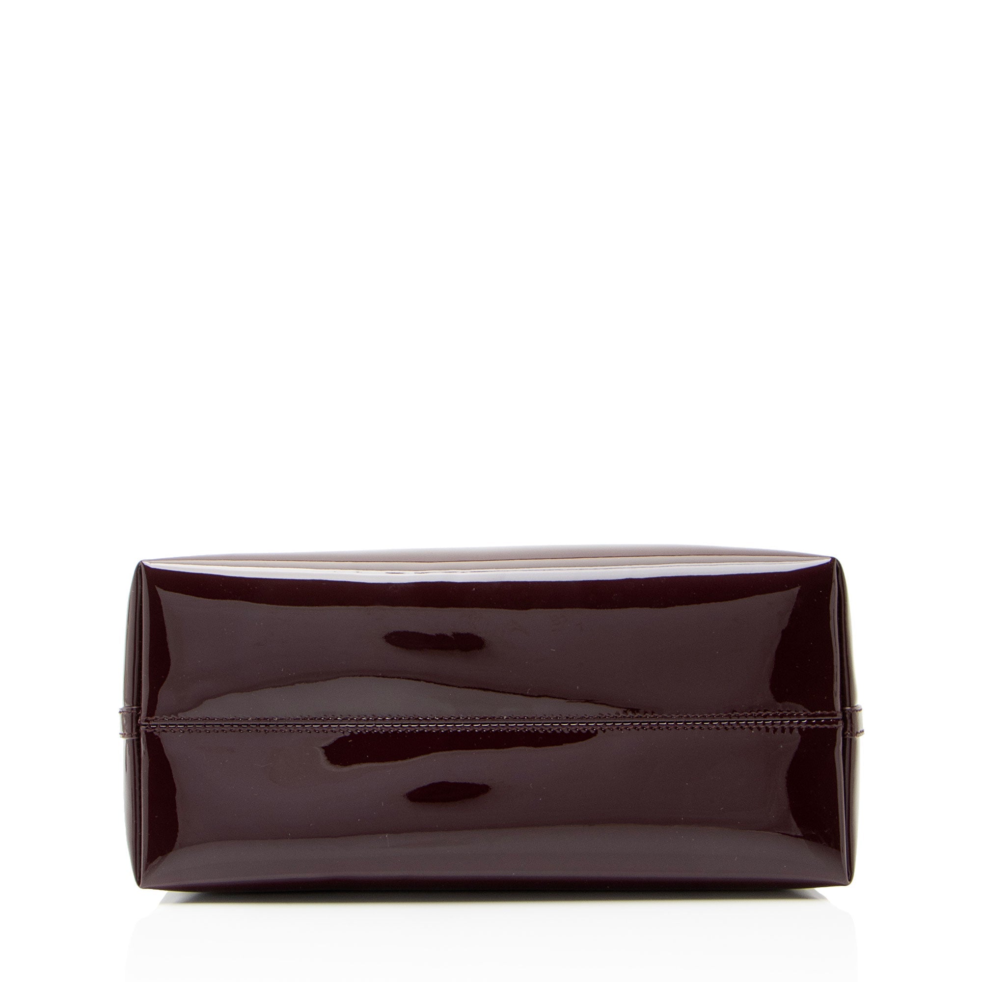 Saint Laurent Patent Leather Rendez-Vouz Medium Hobo