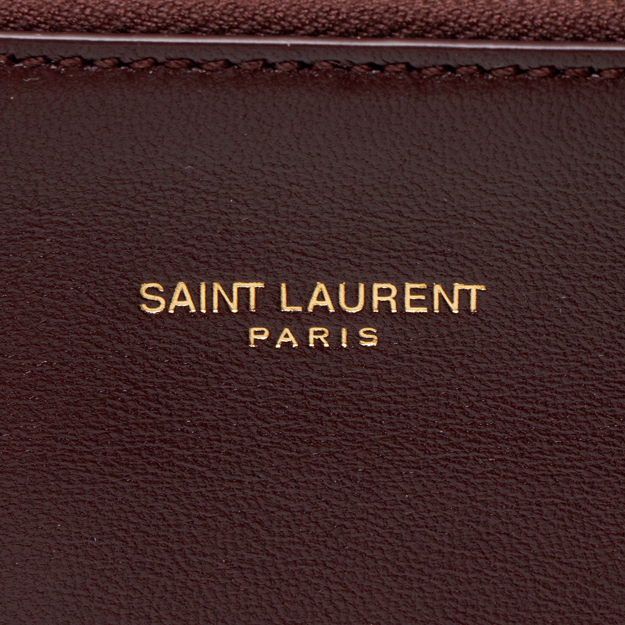 Saint Laurent Patent Leather Rendez-Vouz Medium Hobo