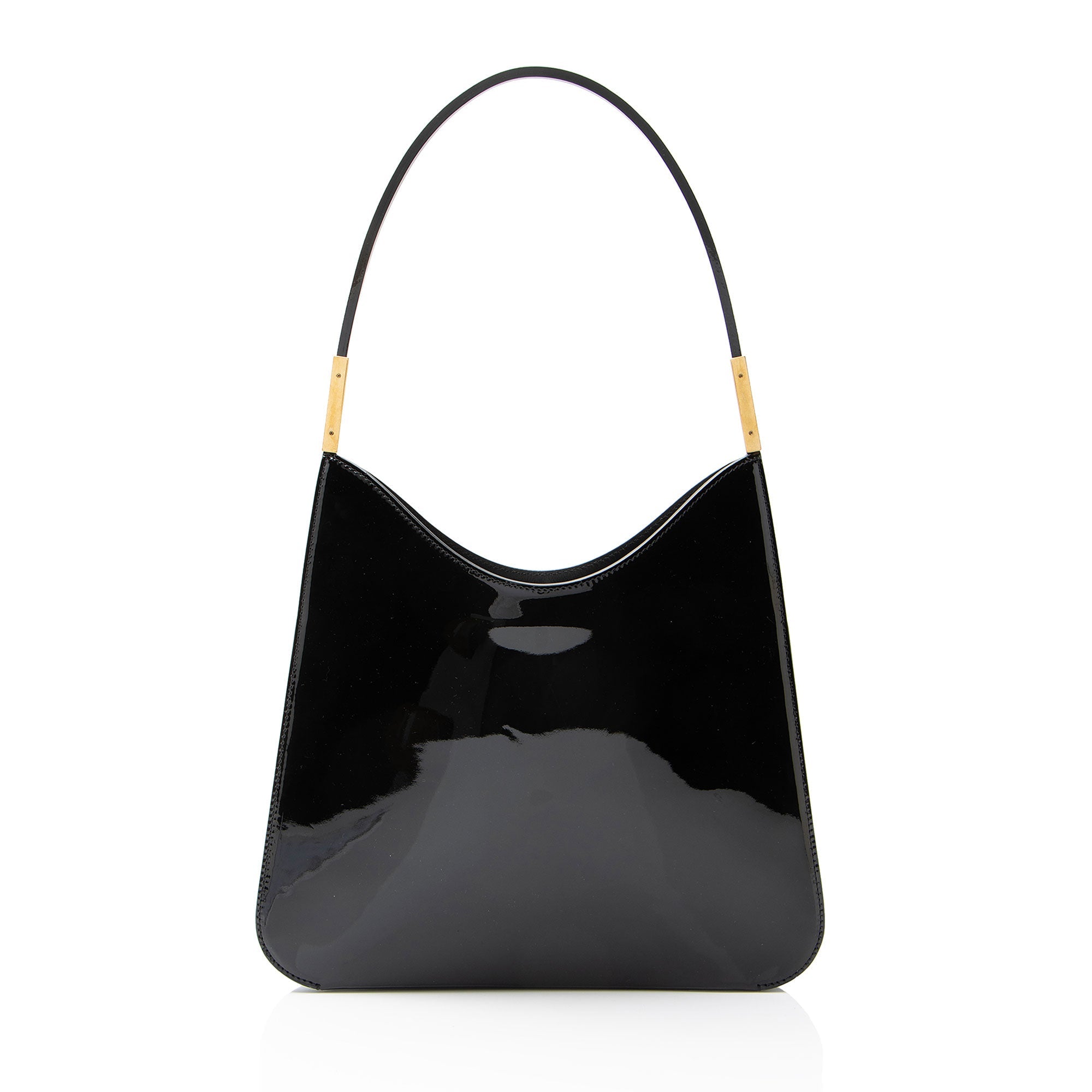 Saint Laurent Patent Leather Sadie Shoulder Bag