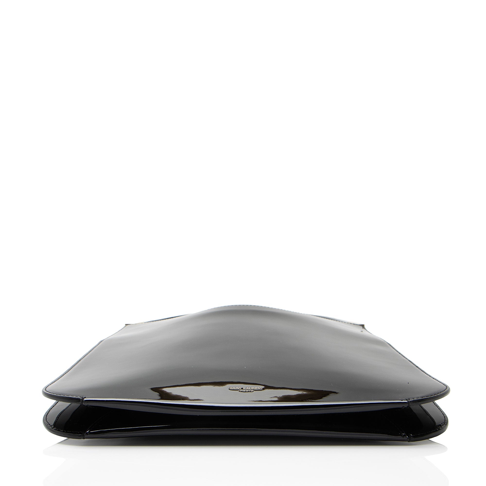 Saint Laurent Patent Leather Sadie Shoulder Bag