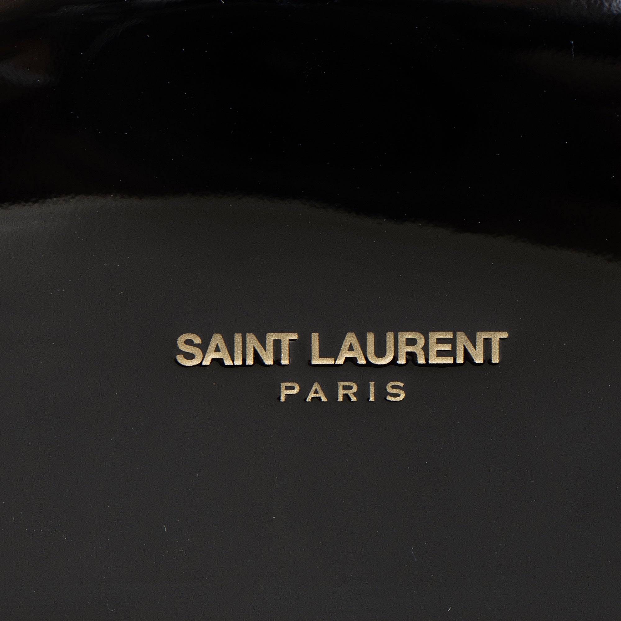 Saint Laurent Patent Leather Sadie Shoulder Bag