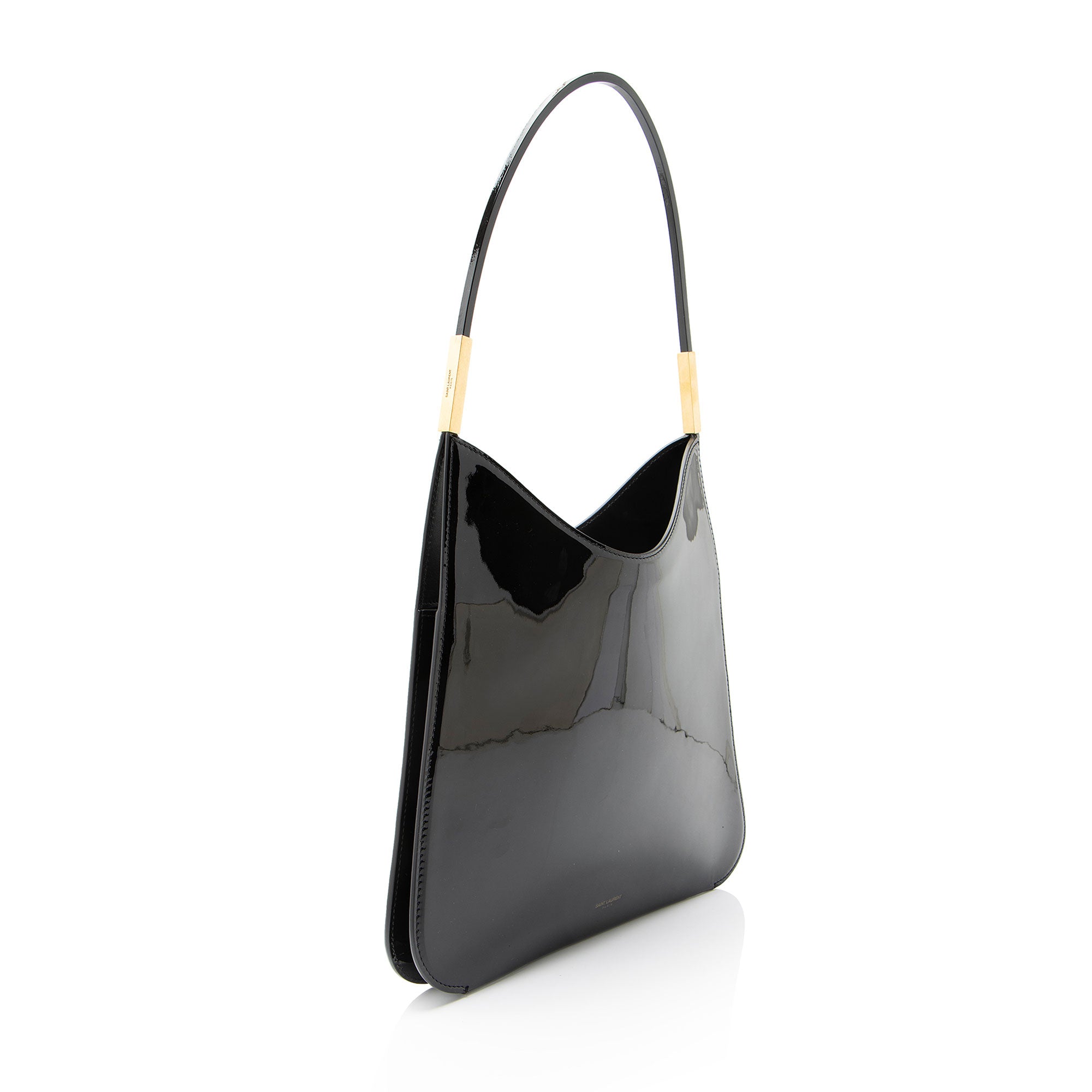 Saint Laurent Patent Leather Sadie Shoulder Bag