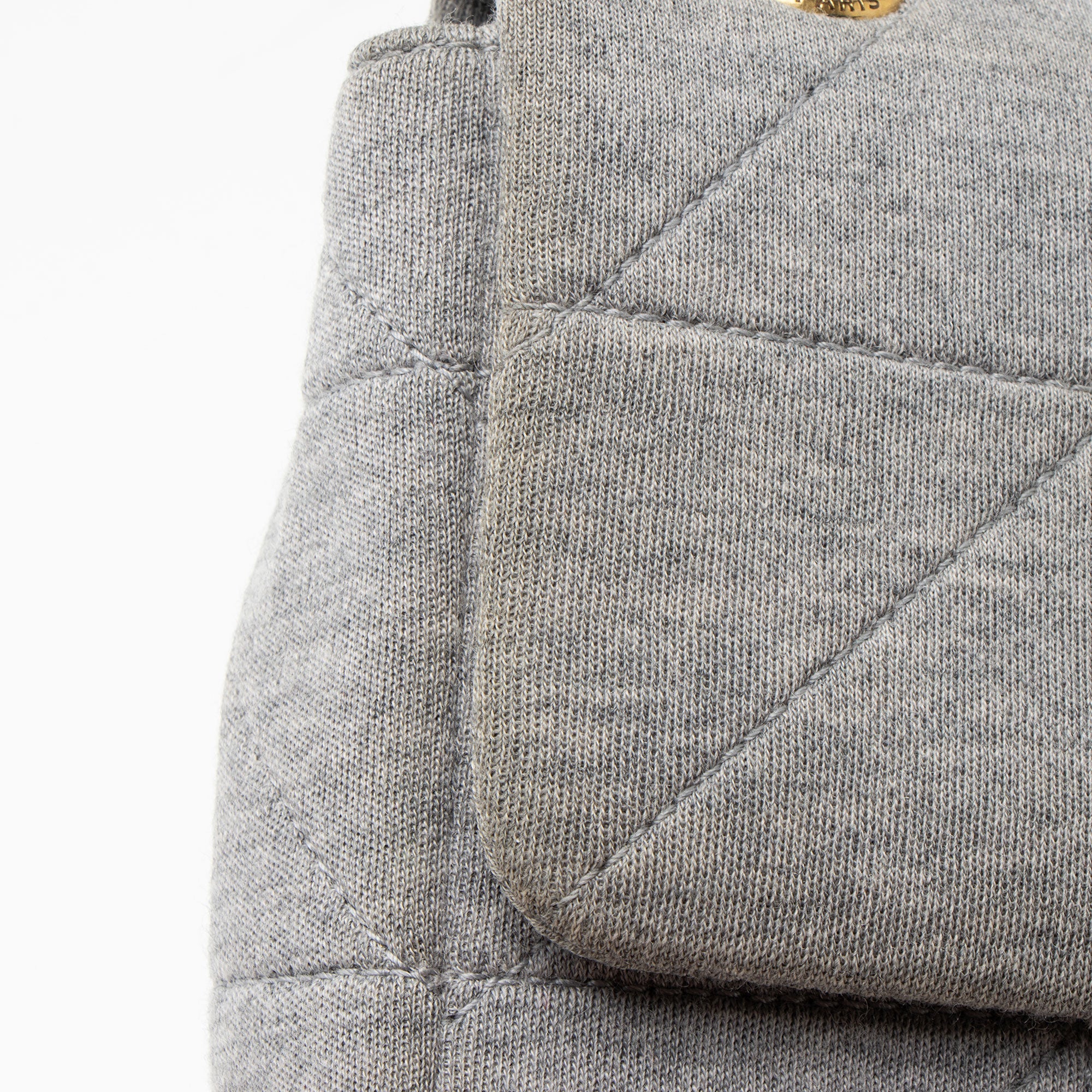 Saint Laurent Quilted Jersey Monogram Jamie Medium Shoulder Bag