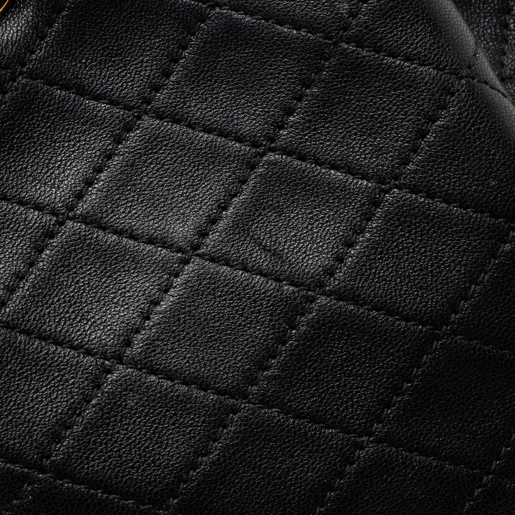 Saint Laurent Quilted Lambskin Cassandre Small Bucket Bag