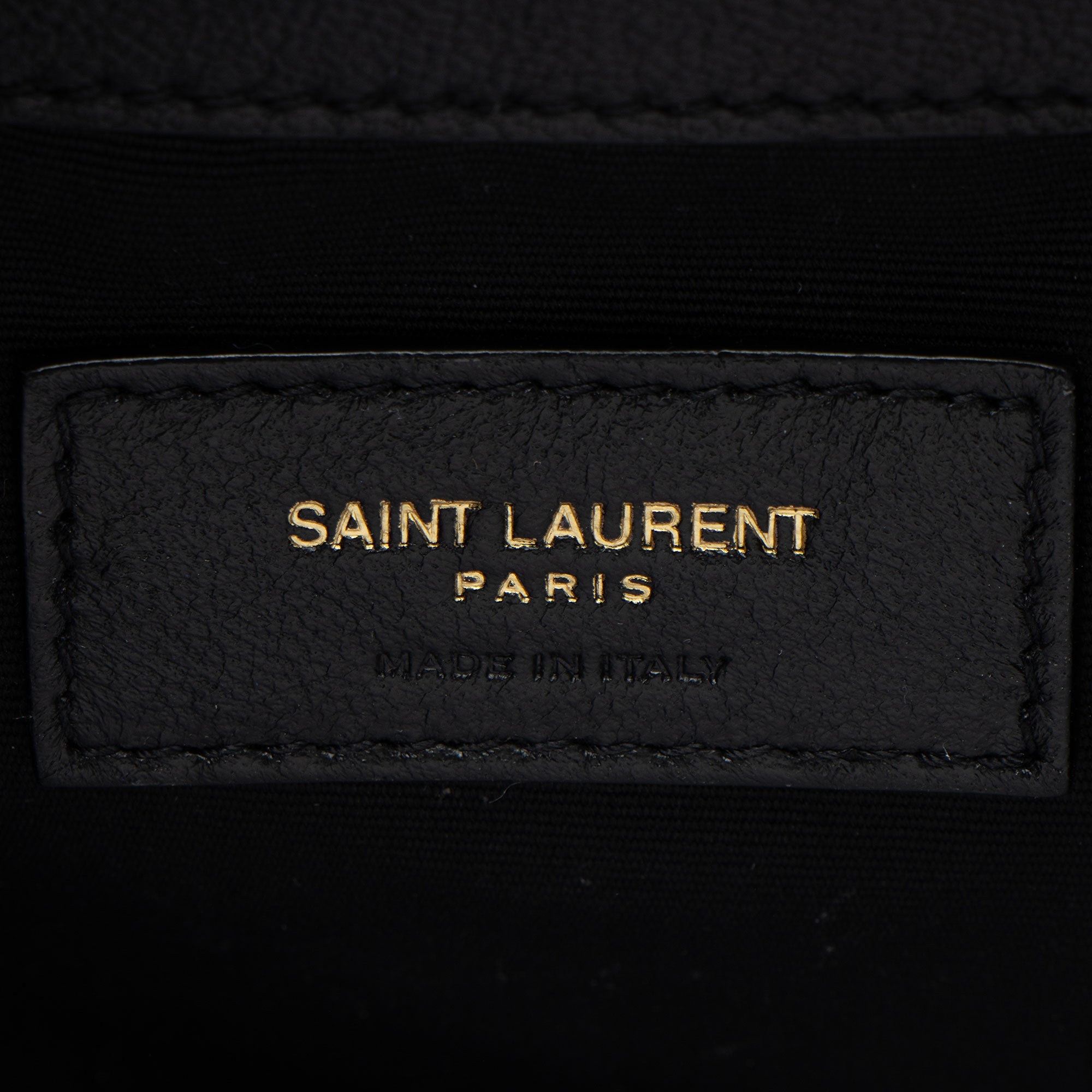 Saint Laurent Quilted Lambskin Cassandre Small Bucket Bag