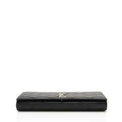 Saint Laurent Quilted Lambskin Monogram Kate Clutch