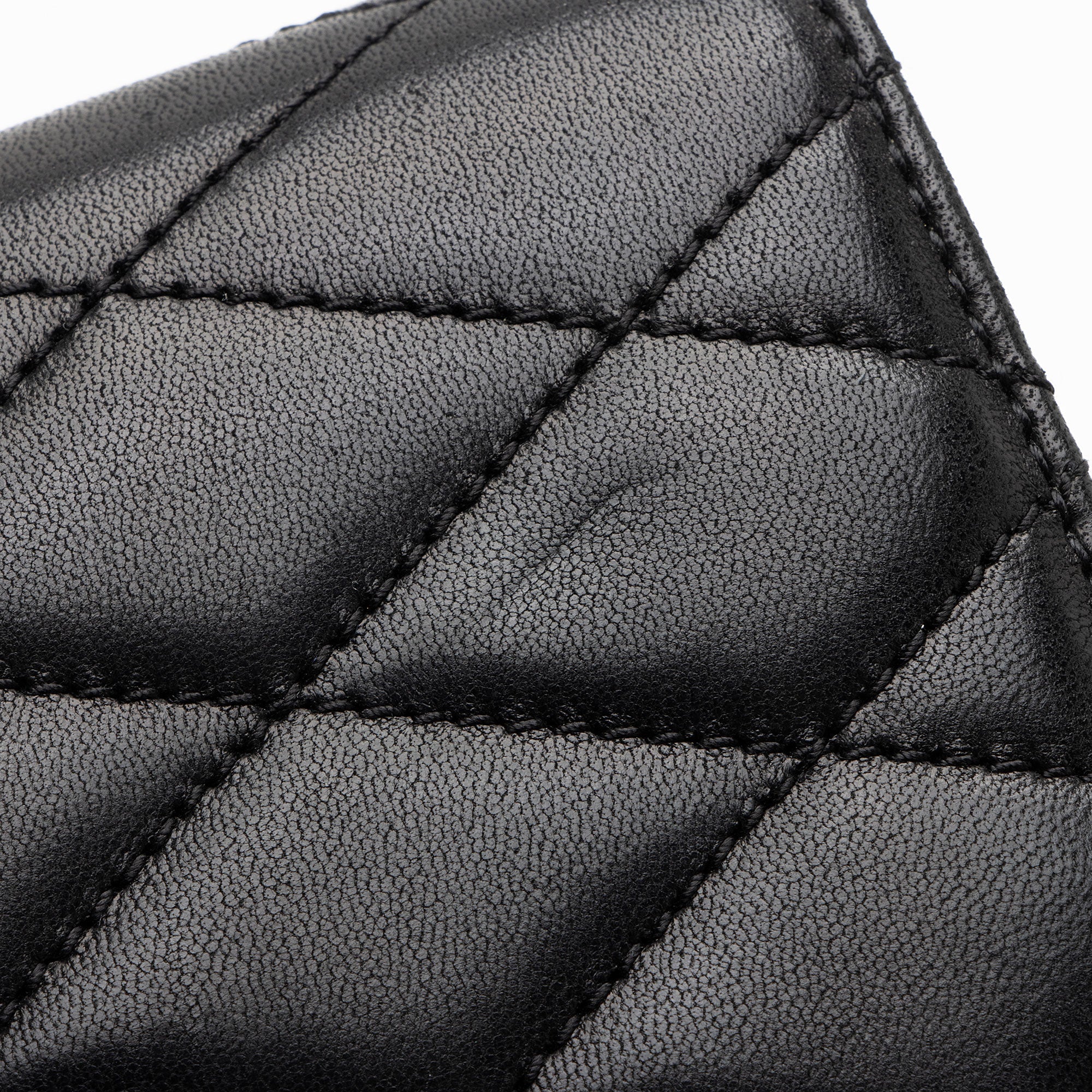 Saint Laurent Quilted Lambskin Monogram Kate Clutch
