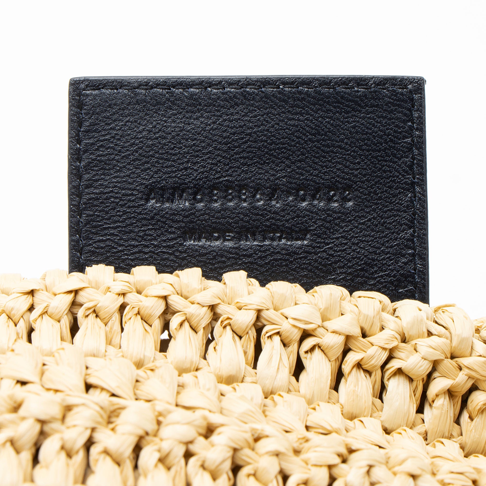 Saint Laurent Raffia Crochet Rive Gauche Tote