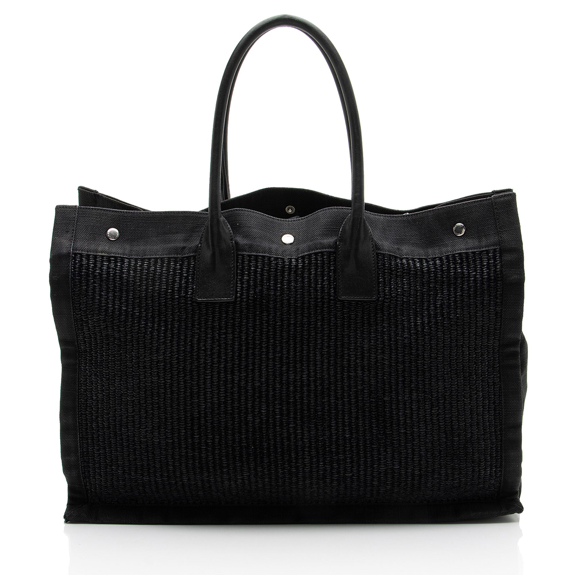 Saint Laurent Raffia Rive Gauche Tote
