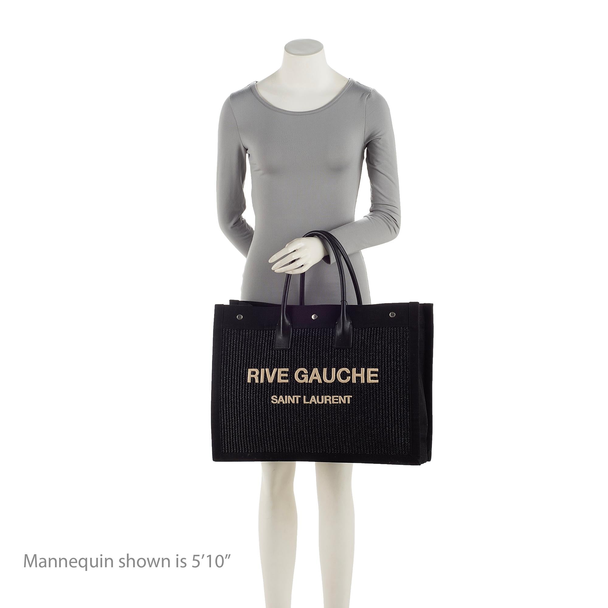 Saint Laurent Raffia Rive Gauche Tote