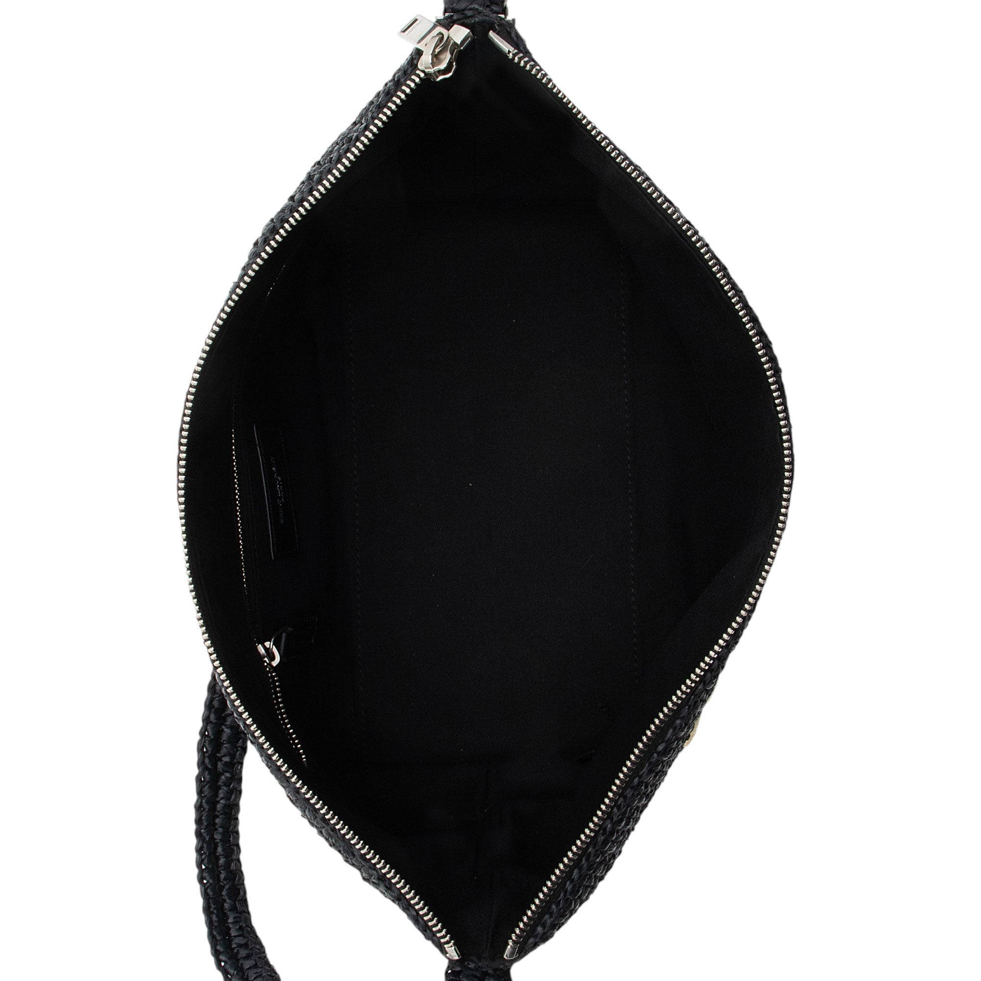 Saint Laurent Raffia Le Tuc Shoulder Bag