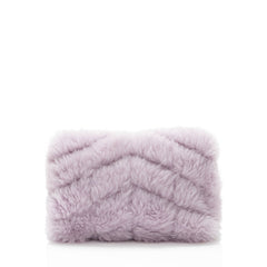 Saint Laurent Shearling Puffer LouLou Clutch