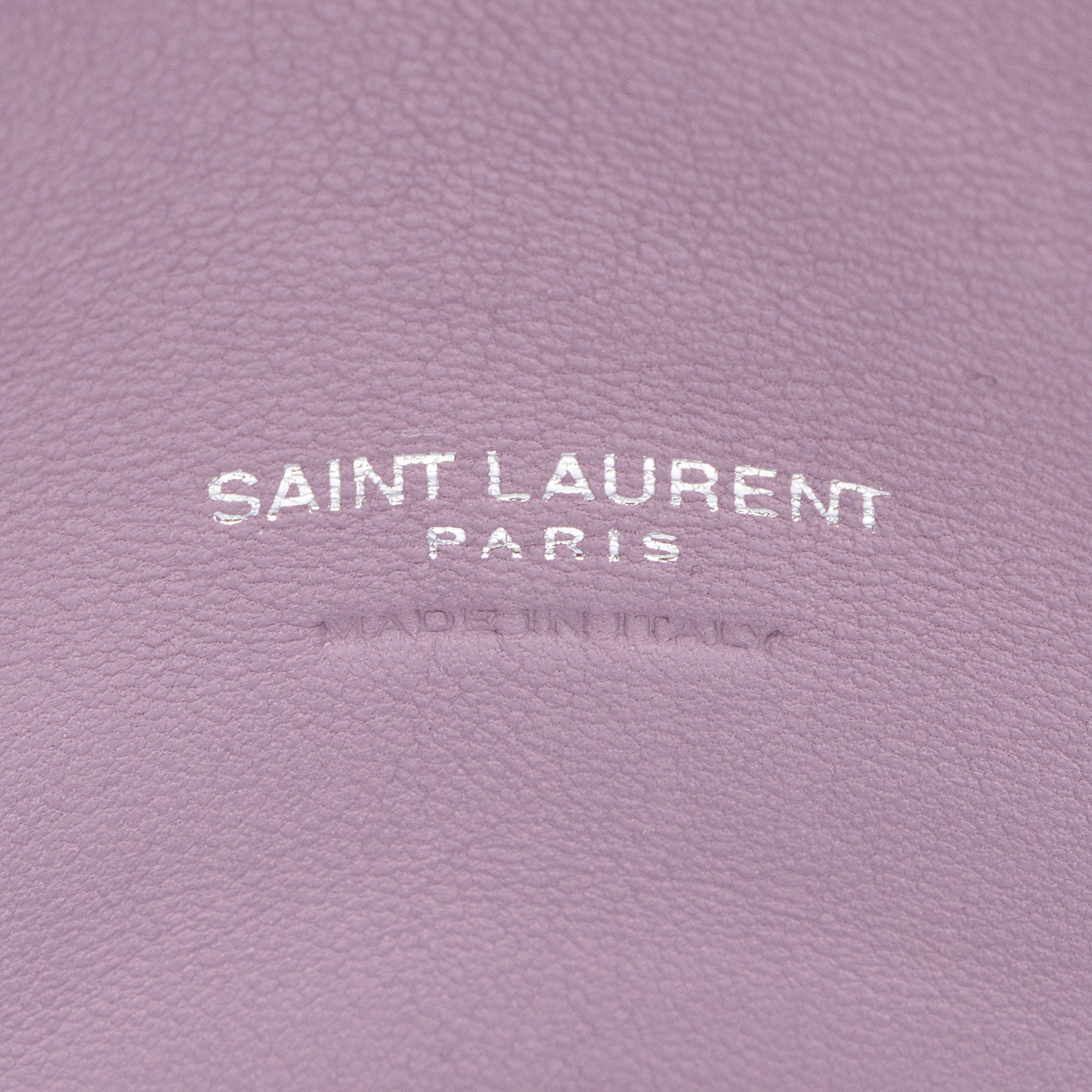 Saint Laurent Shearling Puffer LouLou Clutch