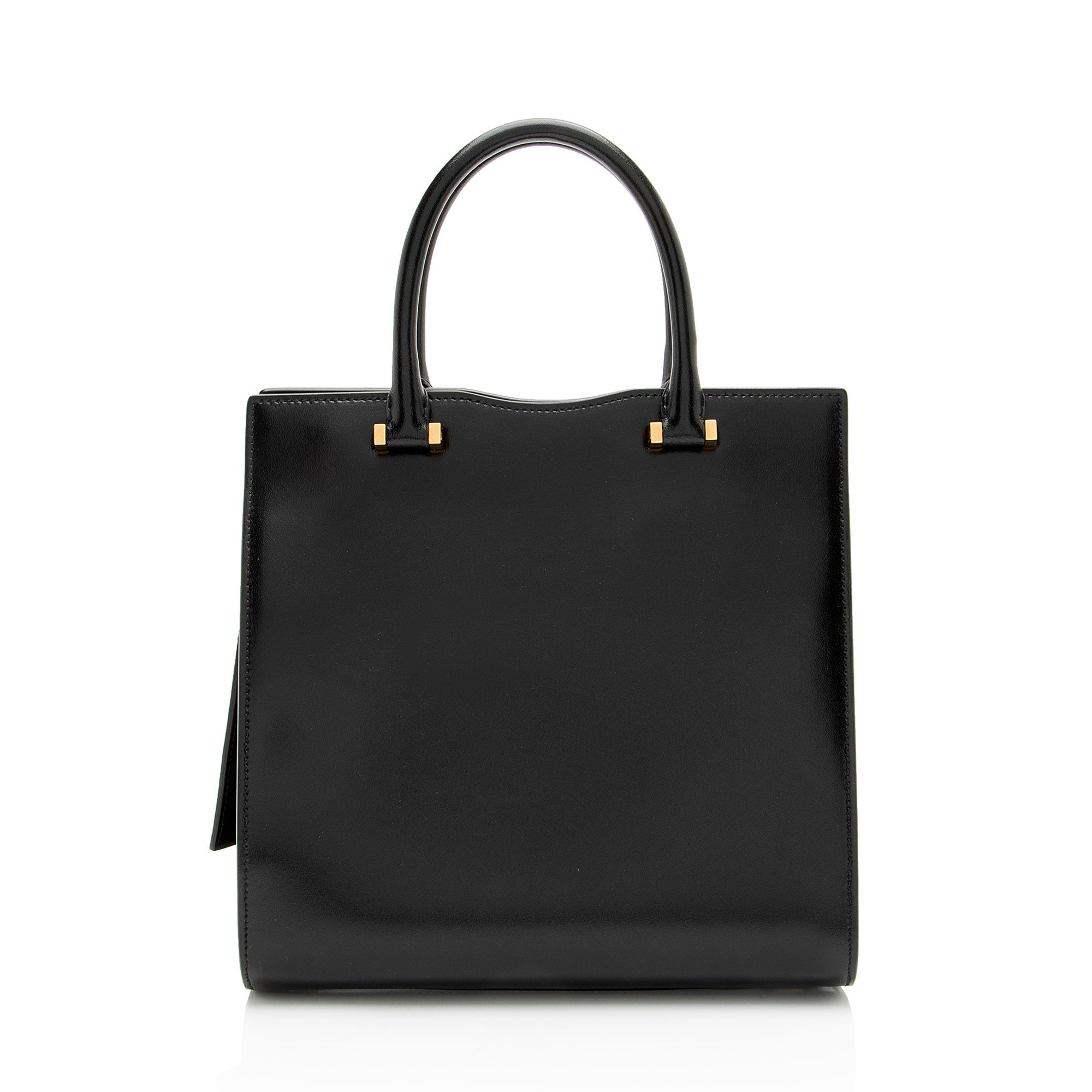 Saint Laurent Smooth Calfskin Monogram Uptown Small Satchel