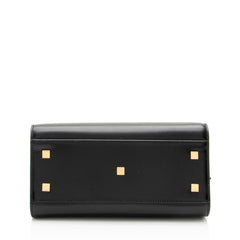 Saint Laurent Smooth Calfskin Monogram Uptown Small Satchel