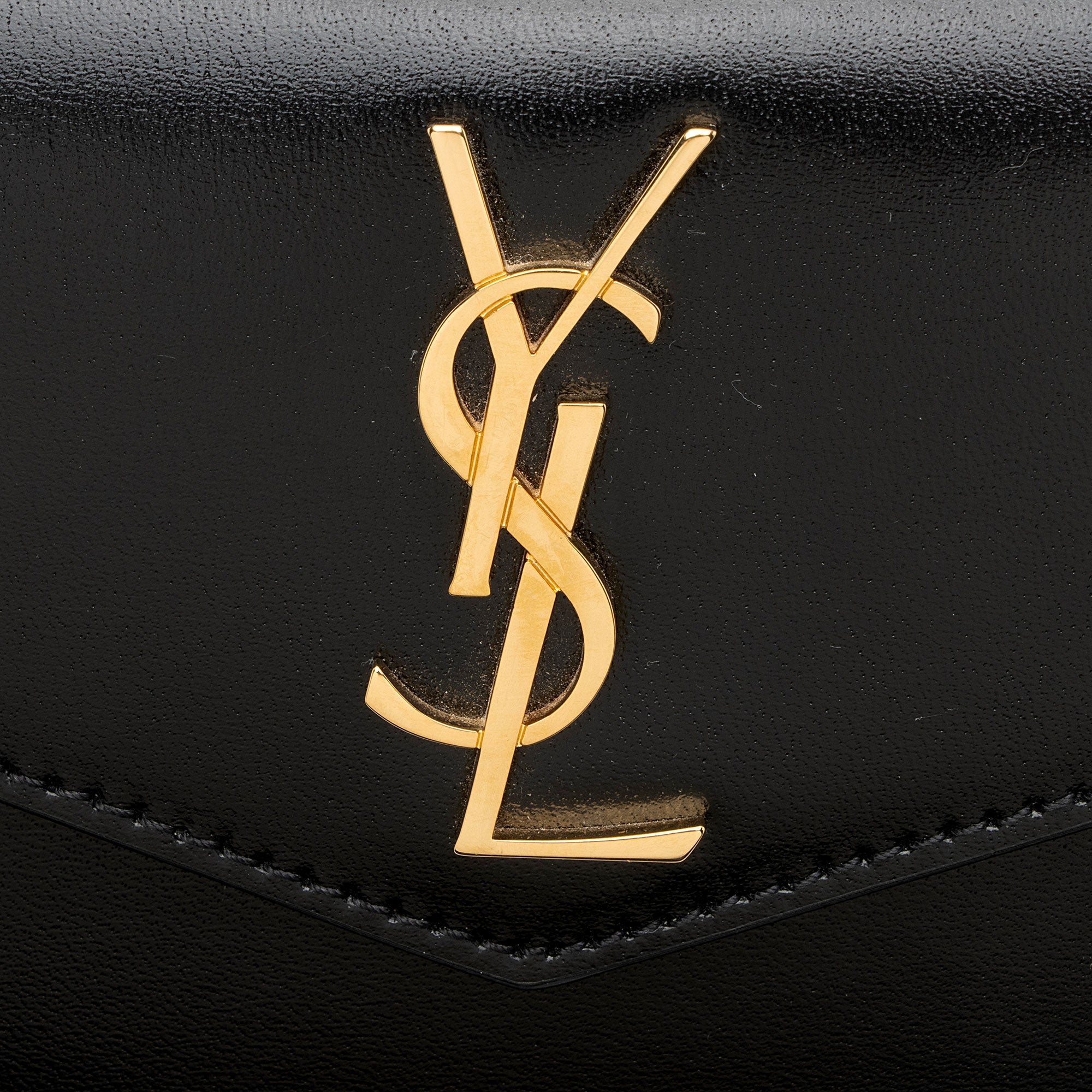 Saint Laurent Smooth Calfskin Monogram Uptown Small Satchel