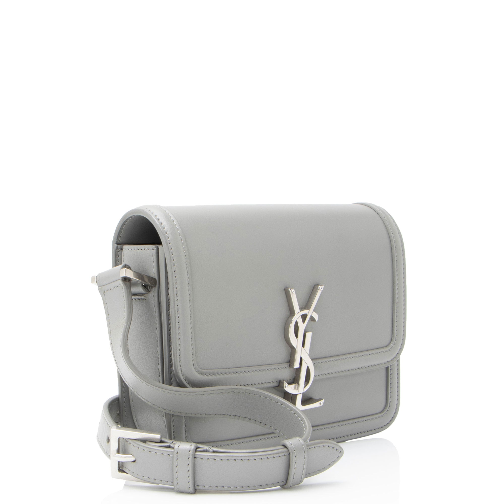 Saint Laurent Smooth Calfskin Small Solferino Shoulder Bag